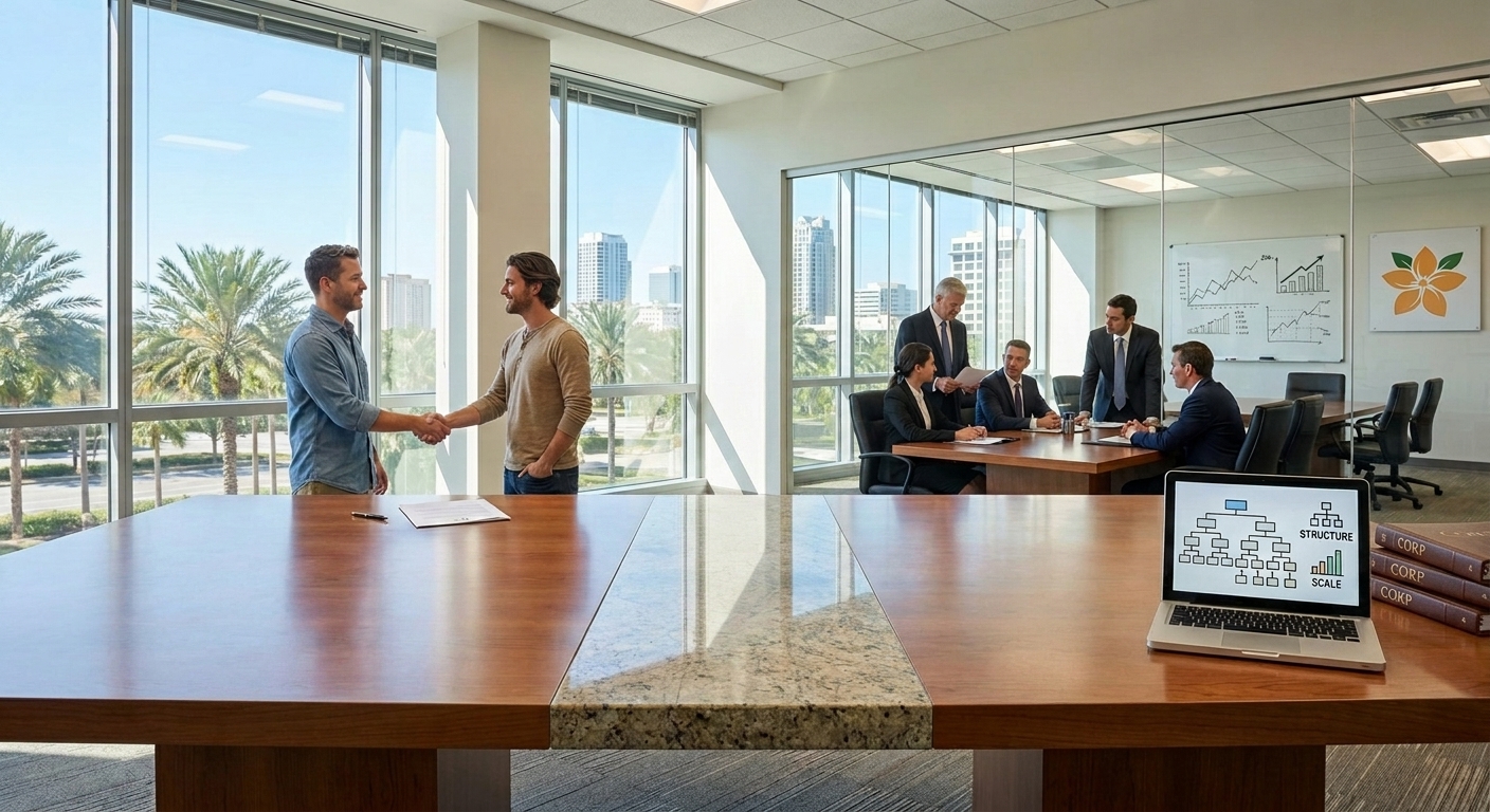 LLC vs. Corporation business structure comparison in Central Florida